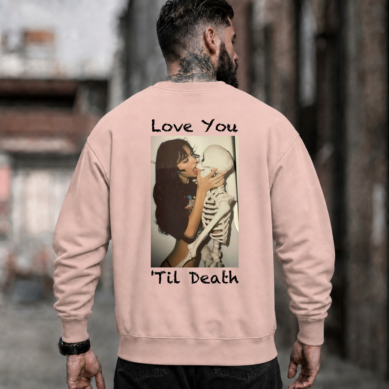 Love You Till Death Skeleton Kiss T-Shirt & Hoodie