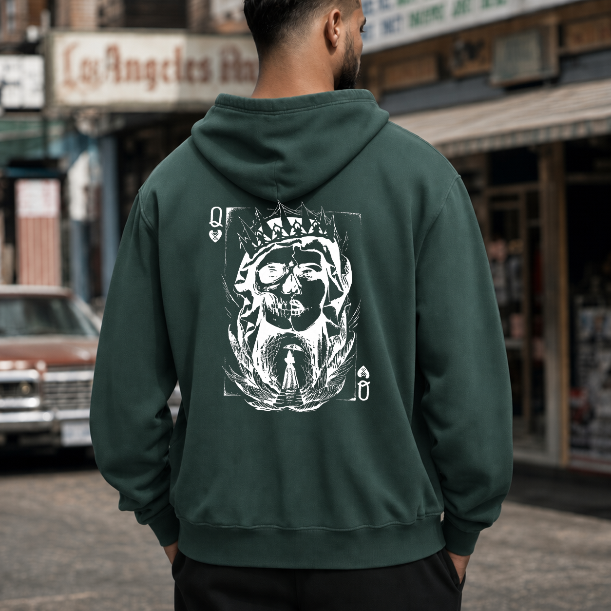 Skull King Playing Card Graphic T-Shirt & Hoodie