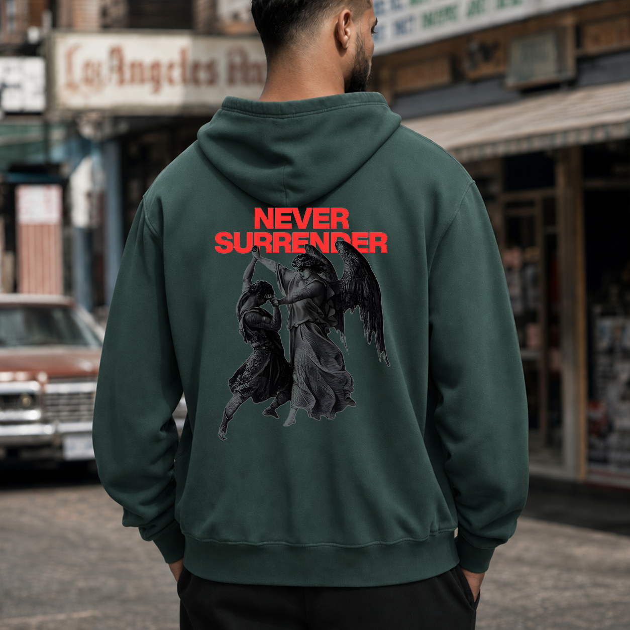 Never Surrender Fallen Angel T-Shirt & Hoodie