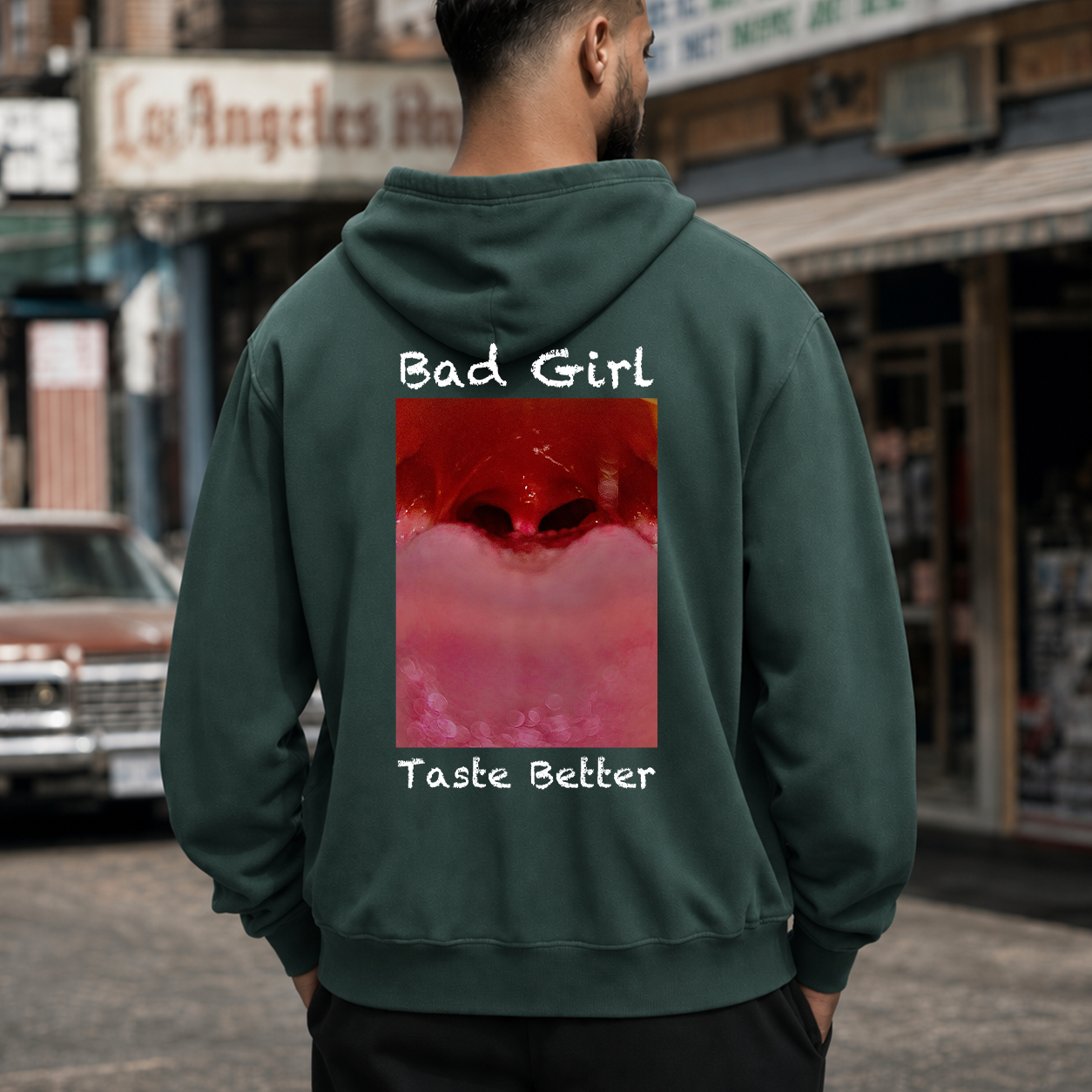 Bad Girl Taste Better Red Graphic T-Shirt & Hoodie
