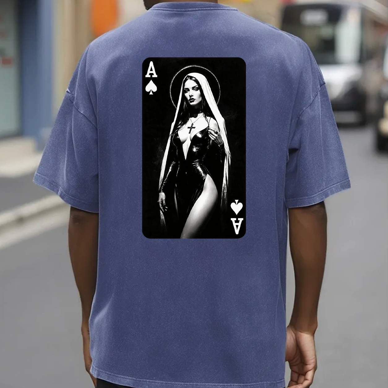 Gothic Nun Ace of Spades T-Shirt & Hoodie