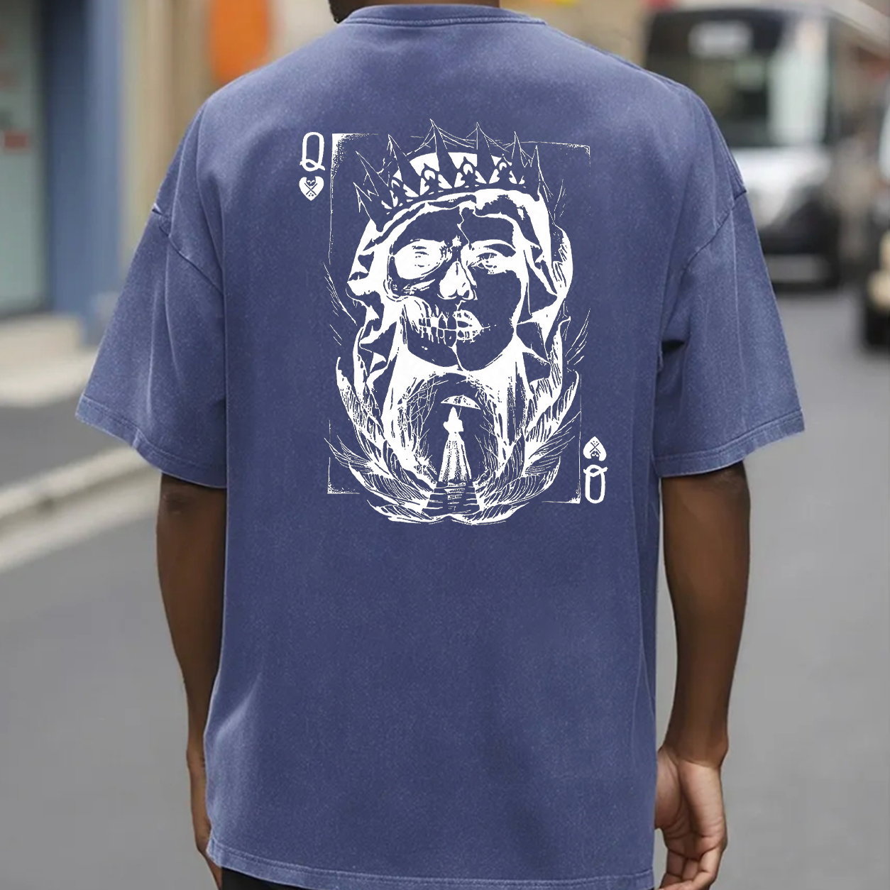 Skull King Playing Card Graphic T-Shirt & Hoodie