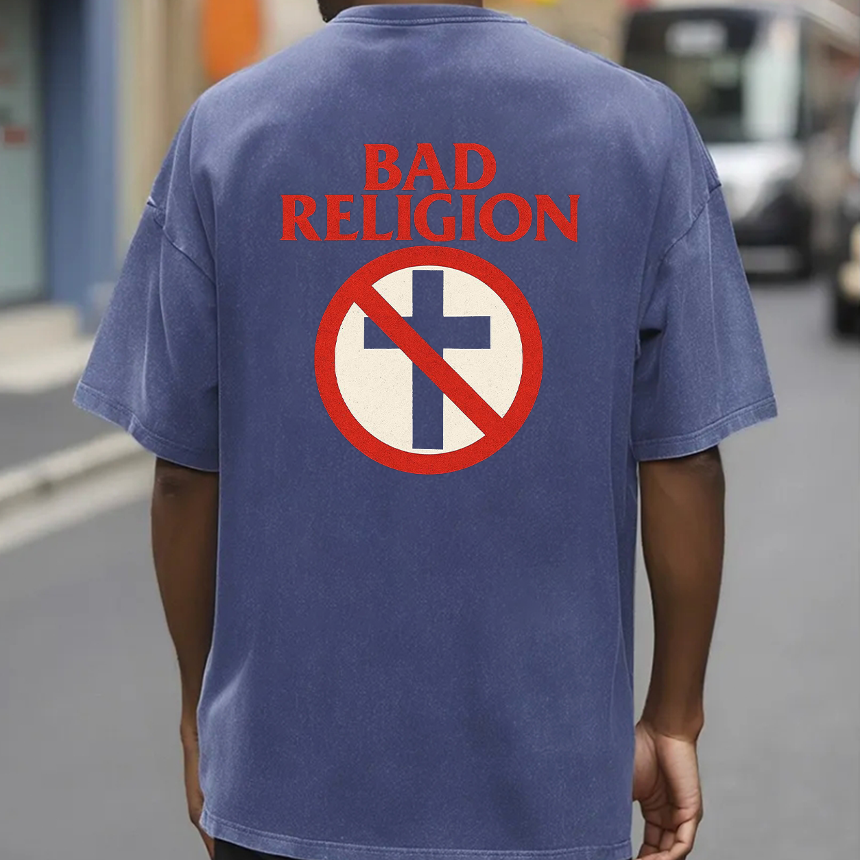 Bad Religion Anti-Cross Graphic T-Shirt & Hoodie