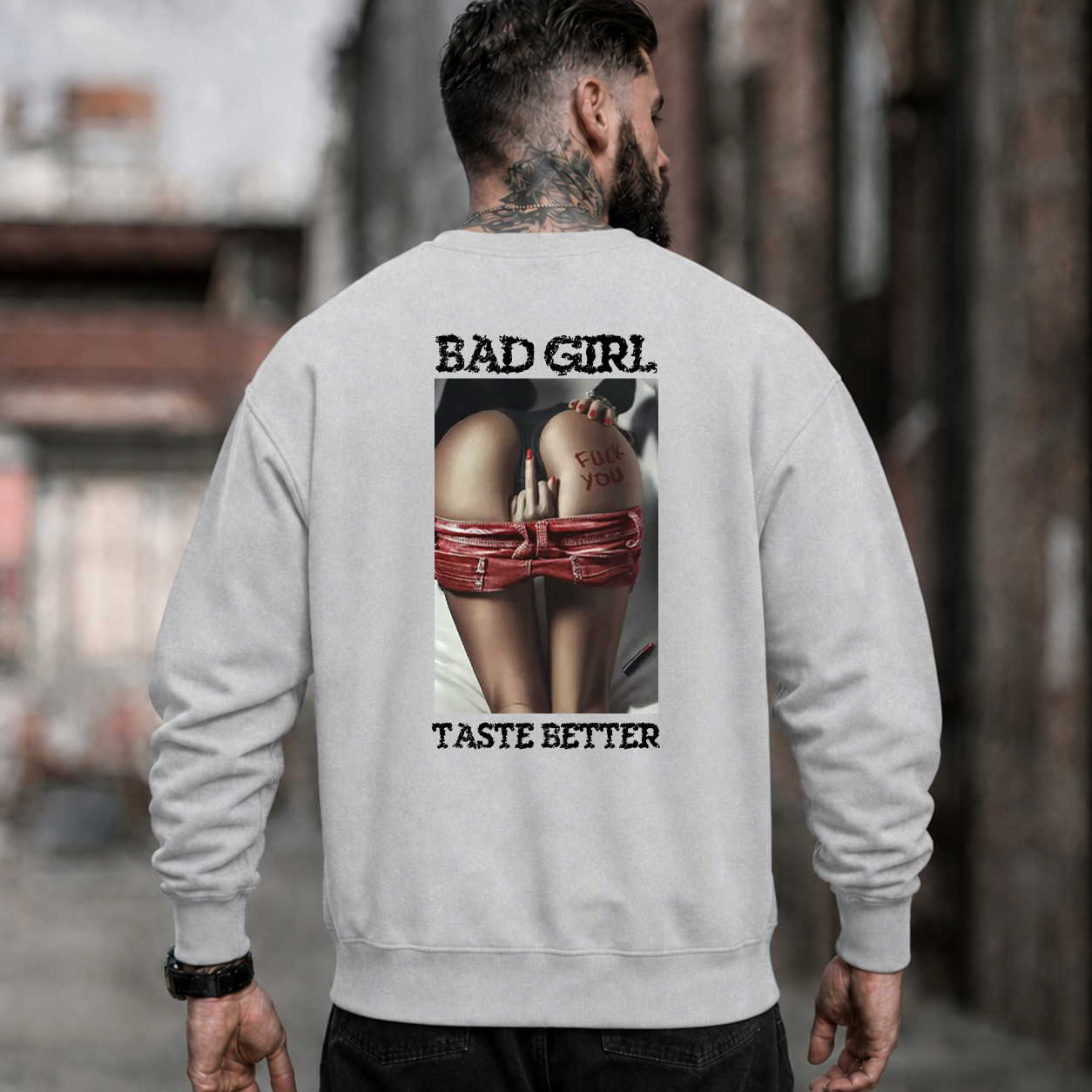 Bad Girl Bondage Pin-Up Graphic T-Shirt & Hoodie