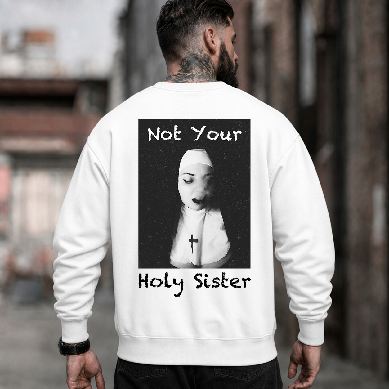 Not Your Holy Sister Vintage Nun T-Shirt & Hoodie