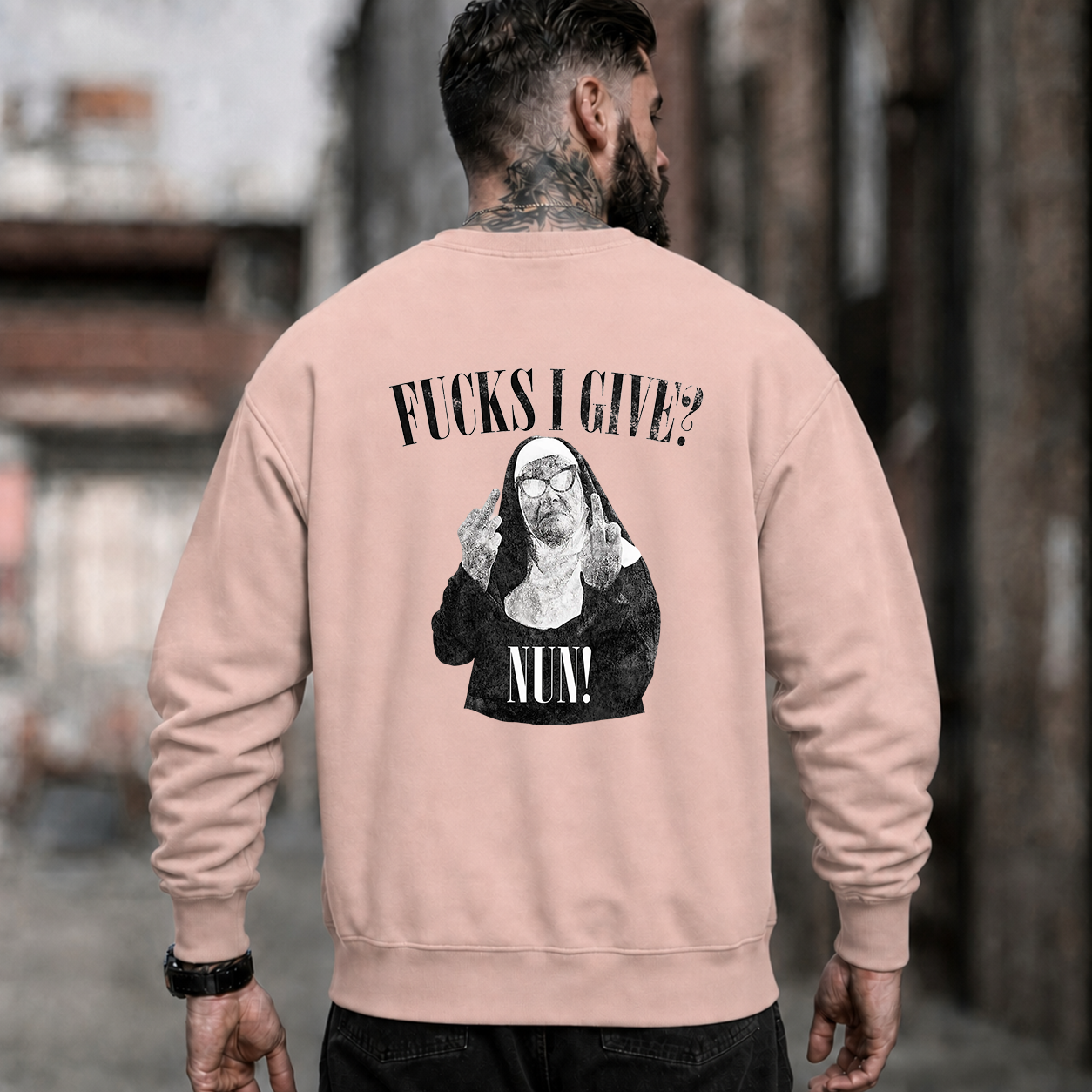 Fucks I Give Rebel Nun Graphic T-Shirt & Hoodie