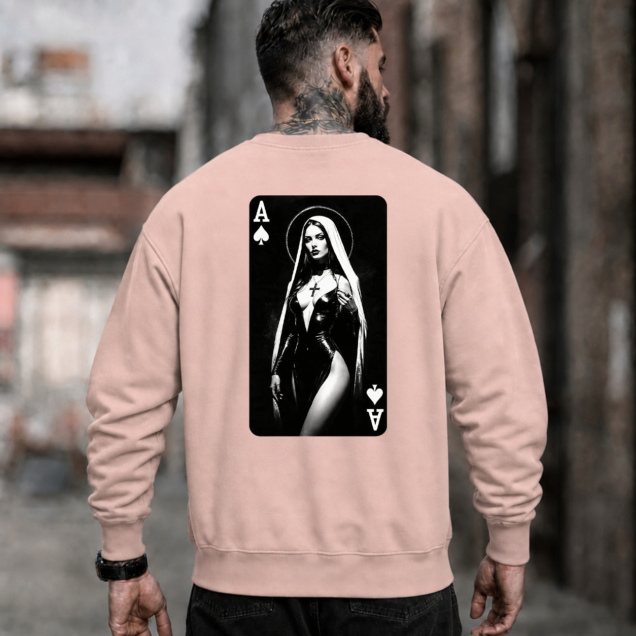 Gothic Nun Ace of Spades T-Shirt & Hoodie