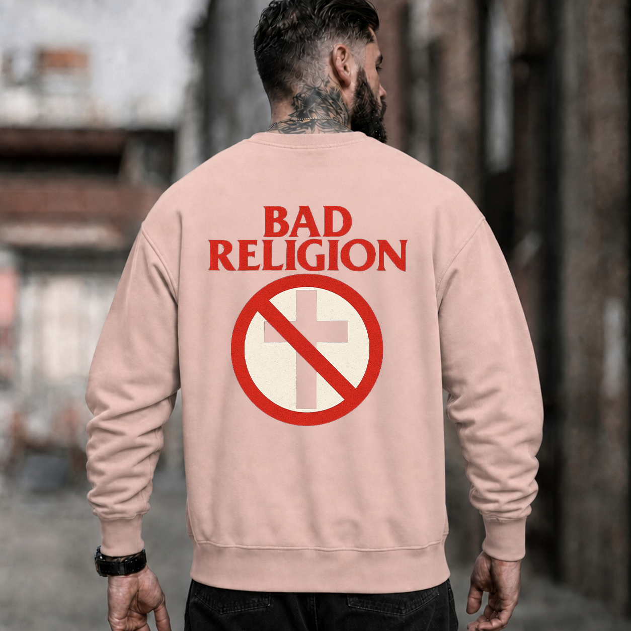 Bad Religion Anti-Cross Graphic T-Shirt & Hoodie