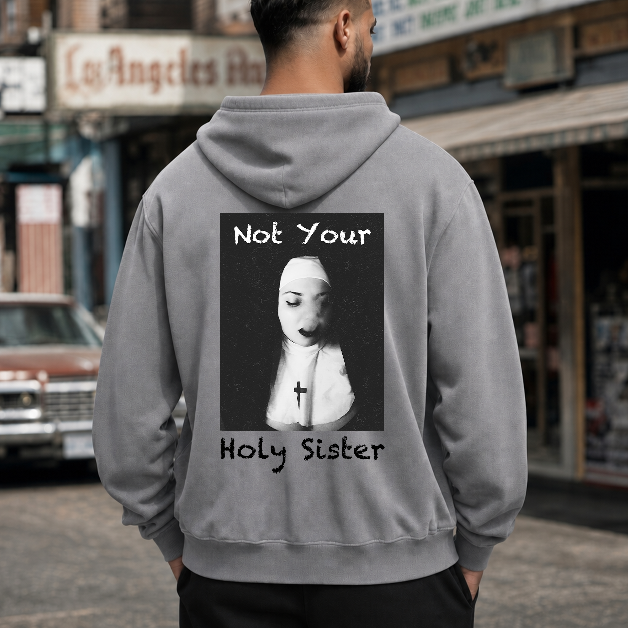 Not Your Holy Sister Vintage Nun T-Shirt & Hoodie