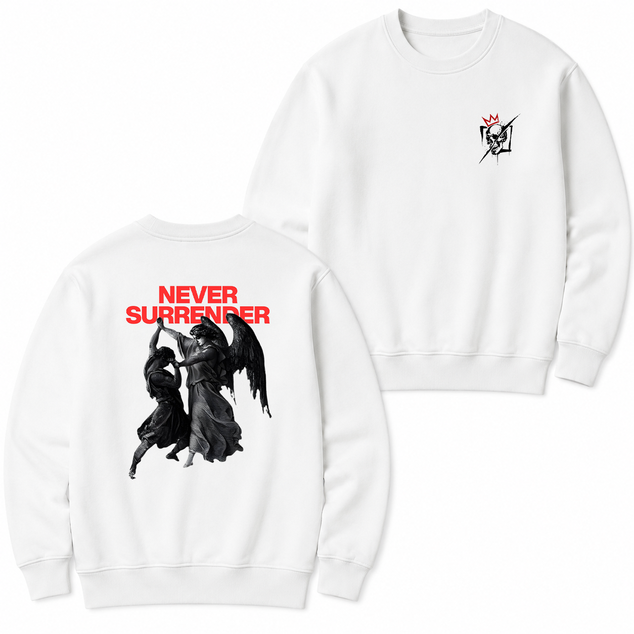 Never Surrender Fallen Angel T-Shirt & Hoodie