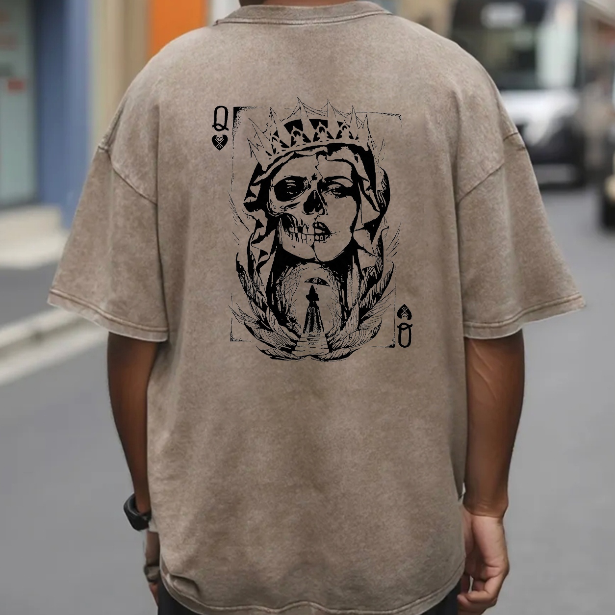 Skull King Playing Card Graphic T-Shirt & Hoodie