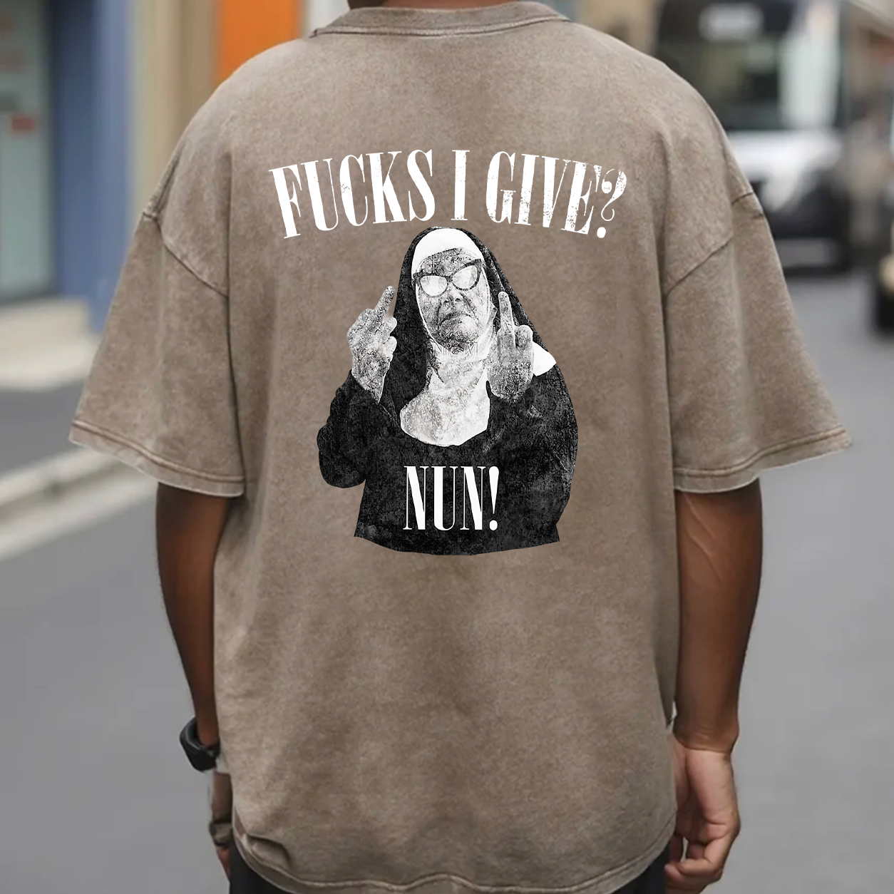 Fucks I Give Rebel Nun Graphic T-Shirt & Hoodie