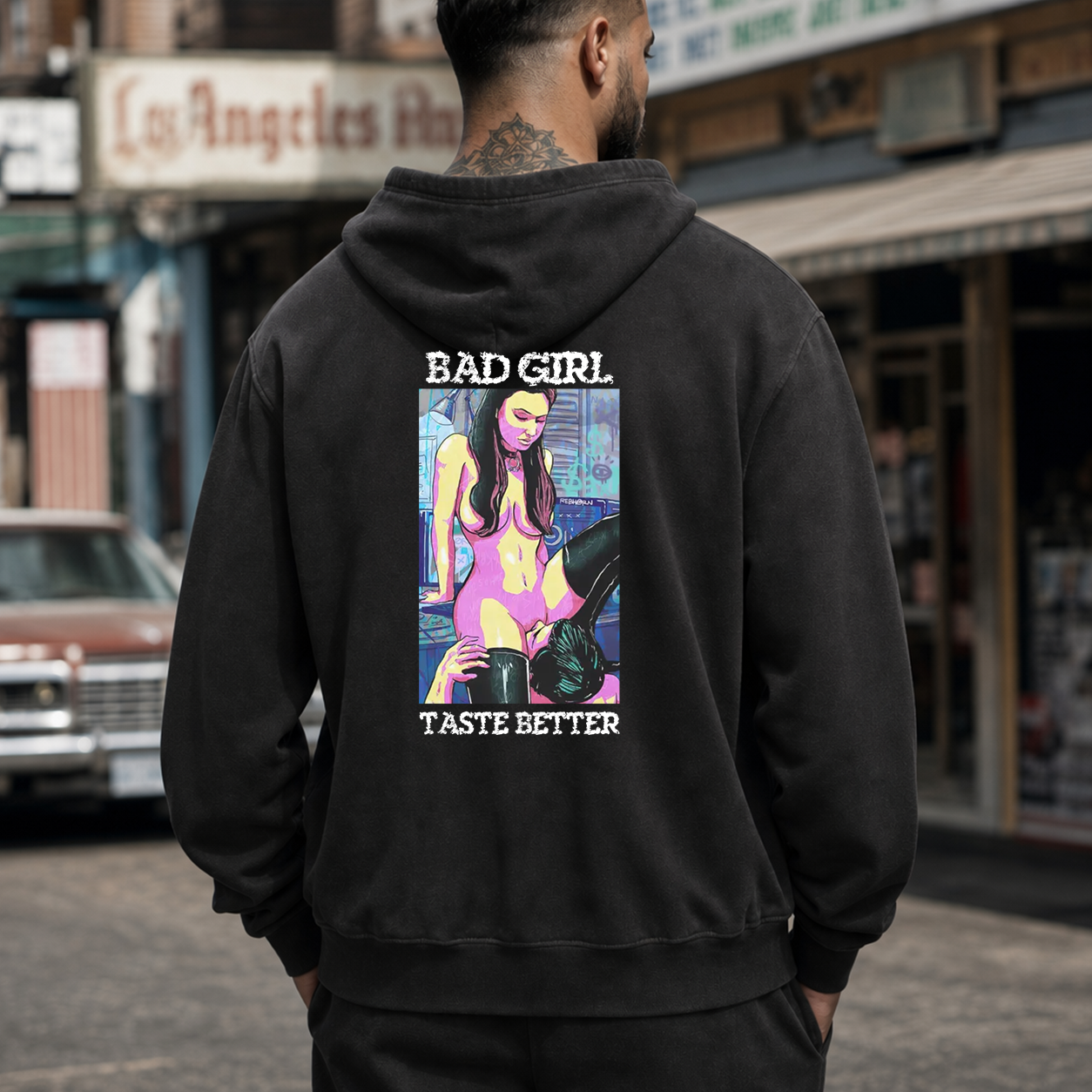Bad Girl Taste Better Pin-Up T-Shirt & Hoodie