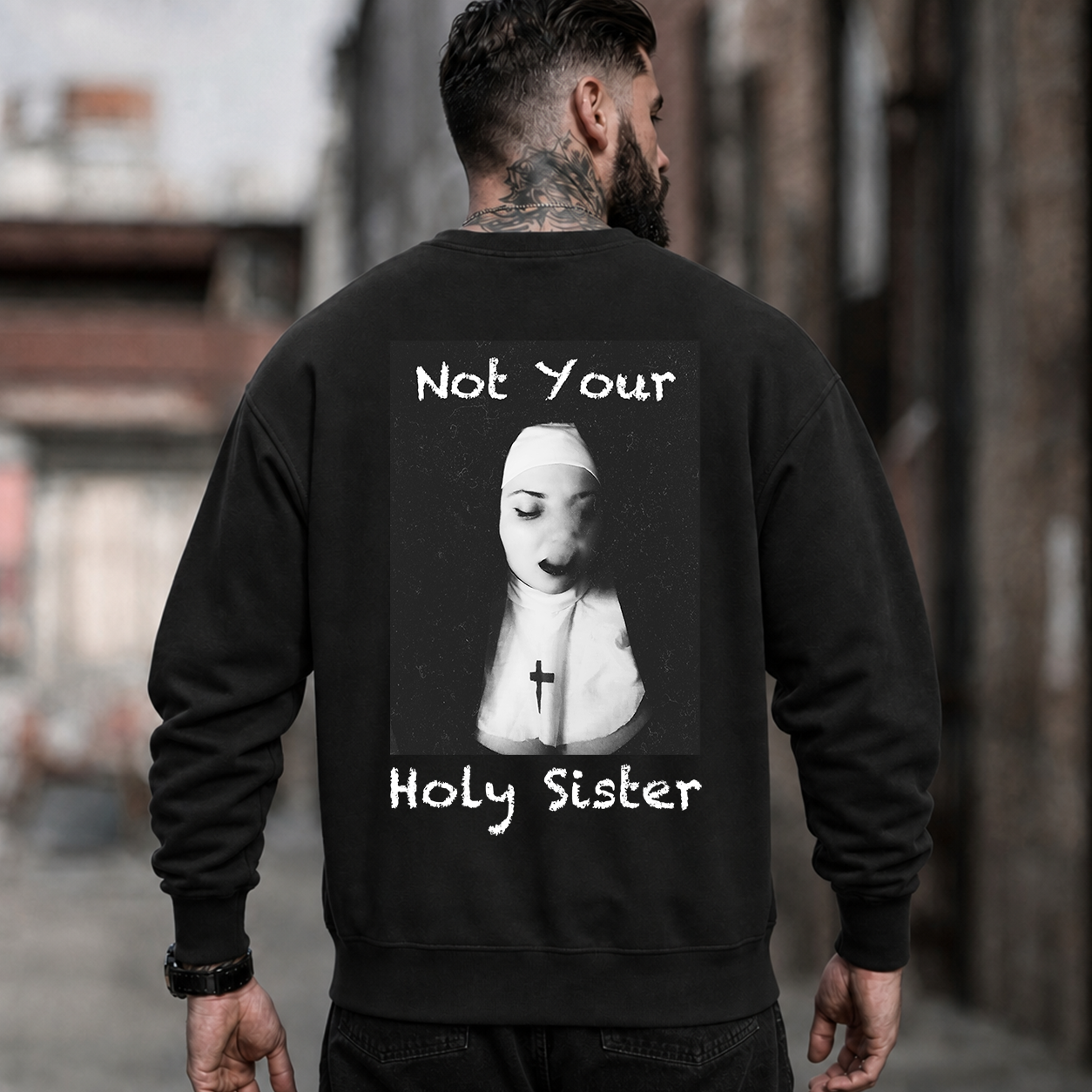 Not Your Holy Sister Vintage Nun T-Shirt & Hoodie