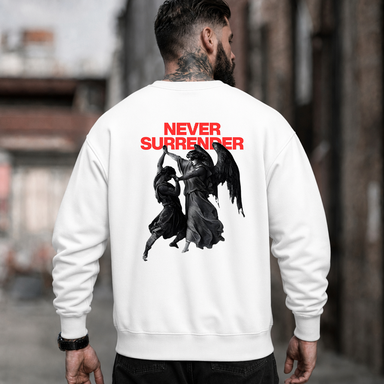 Never Surrender Fallen Angel T-Shirt & Hoodie