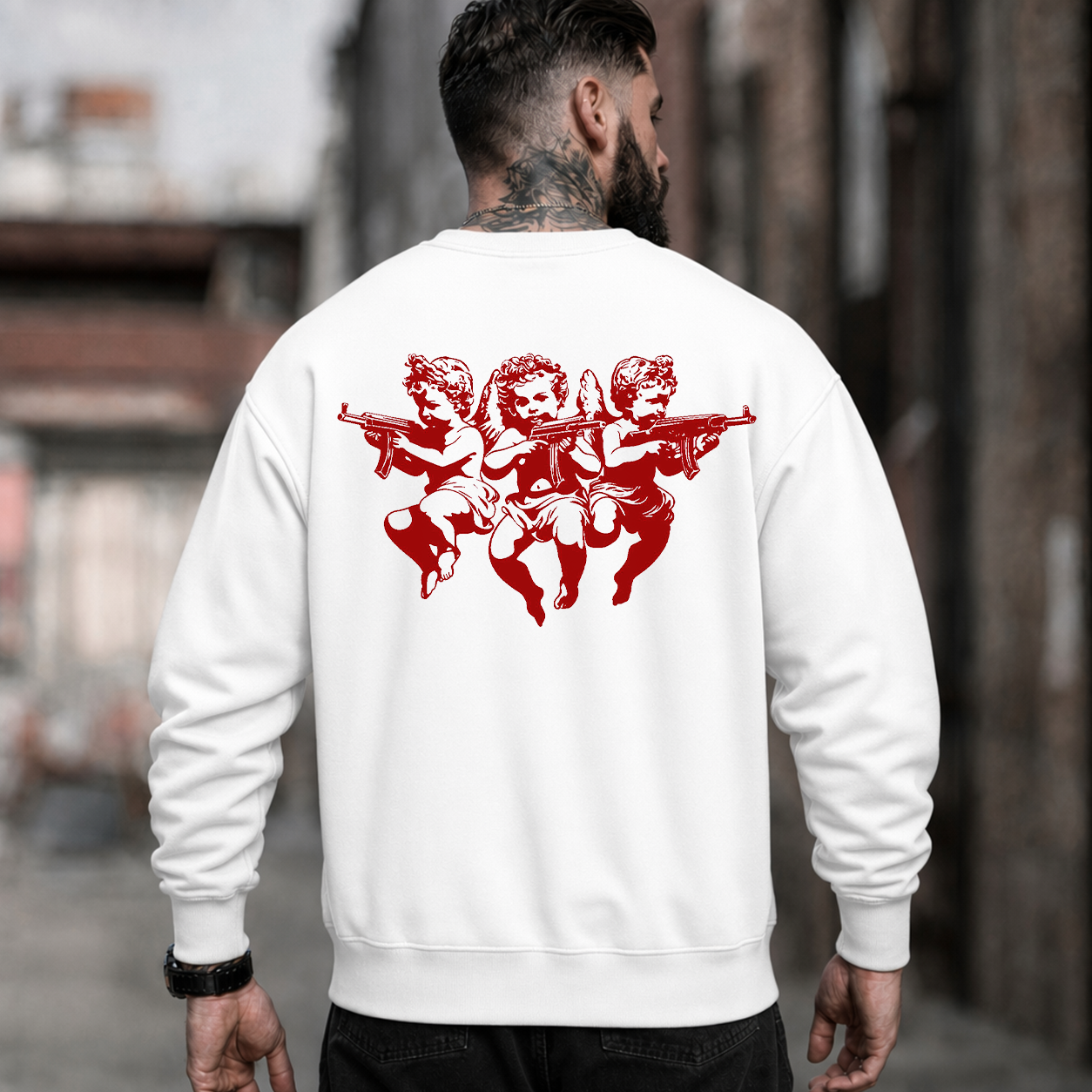 Armed Cherub Angels Graphic T-Shirt & Hoodie