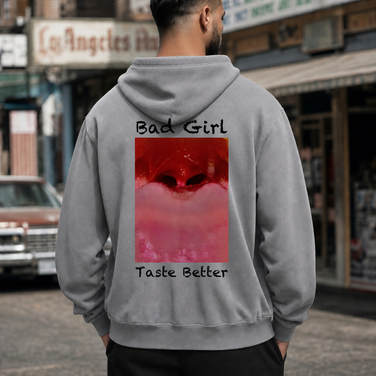 Bad Girl Taste Better Red Graphic T-Shirt & Hoodie