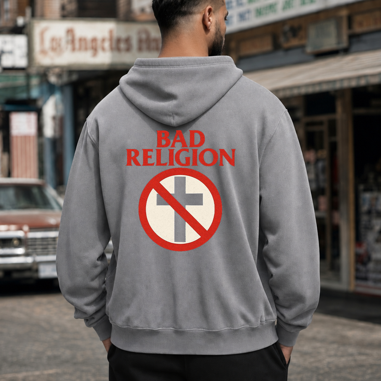 Bad Religion Anti-Cross Graphic T-Shirt & Hoodie