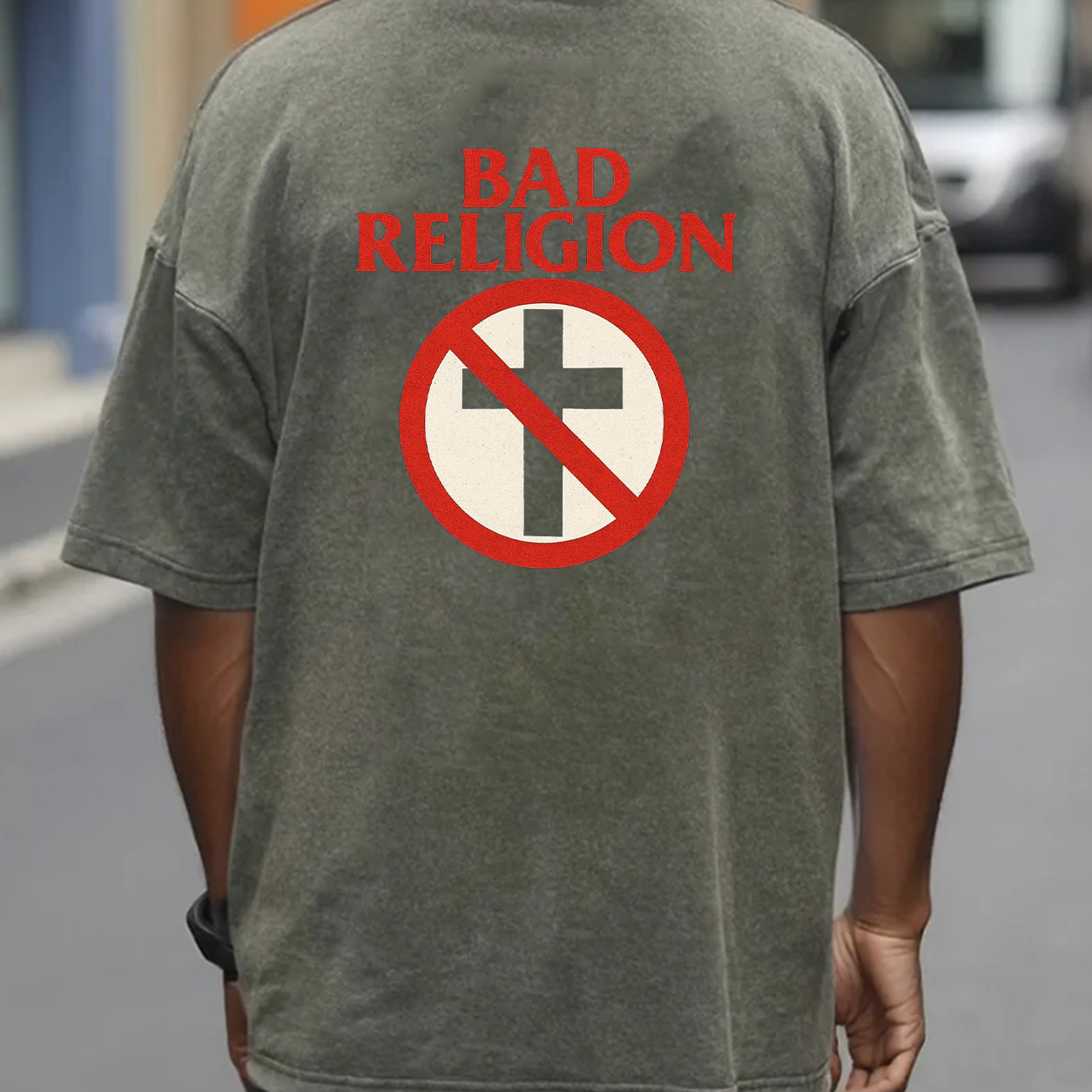 Bad Religion Anti-Cross Graphic T-Shirt & Hoodie