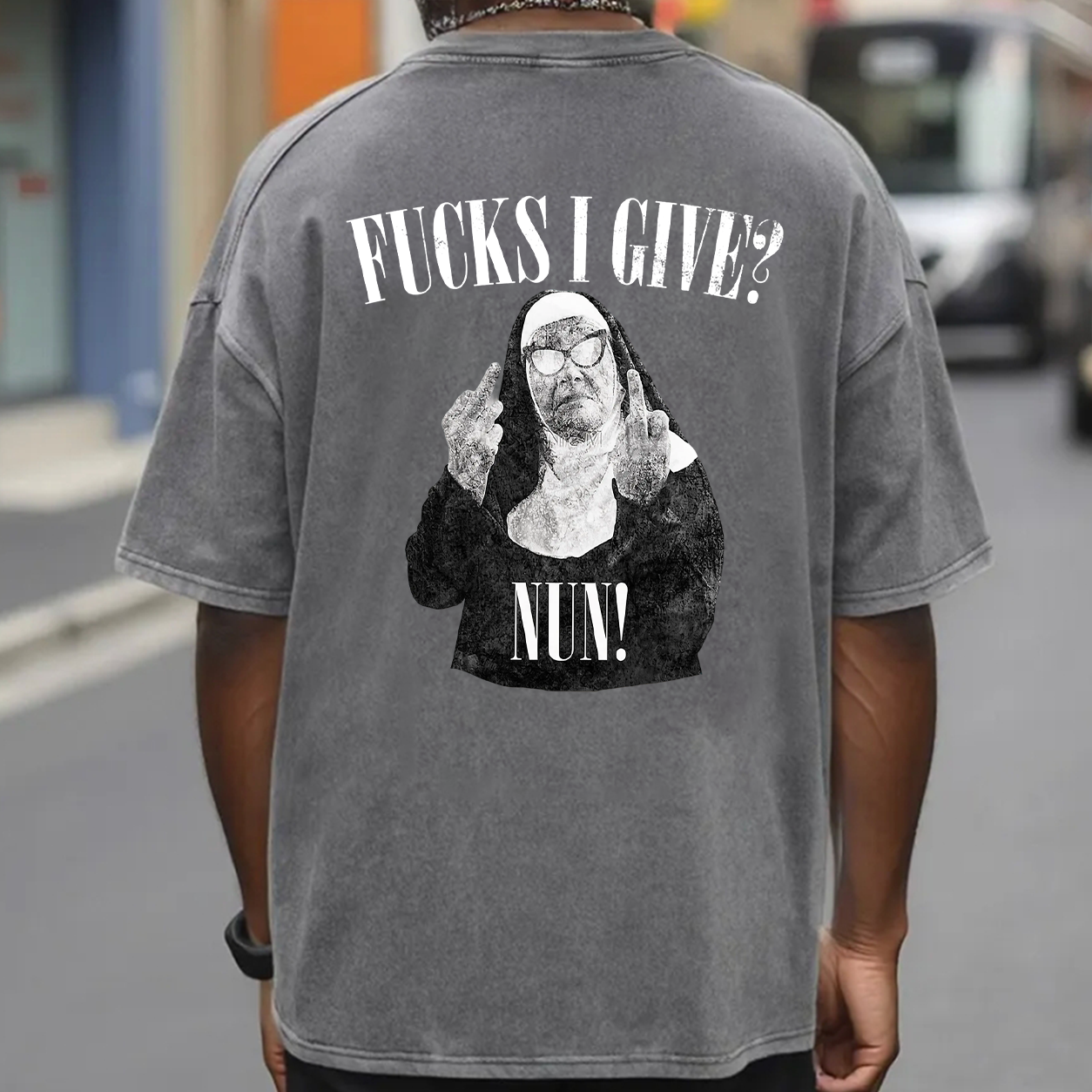 Fucks I Give Rebel Nun Graphic T-Shirt & Hoodie
