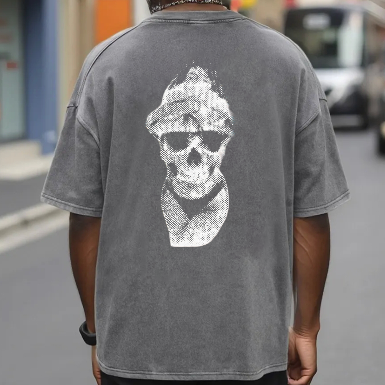 Skull Bandana Streetwear Graphic T-Shirt & Hoodie