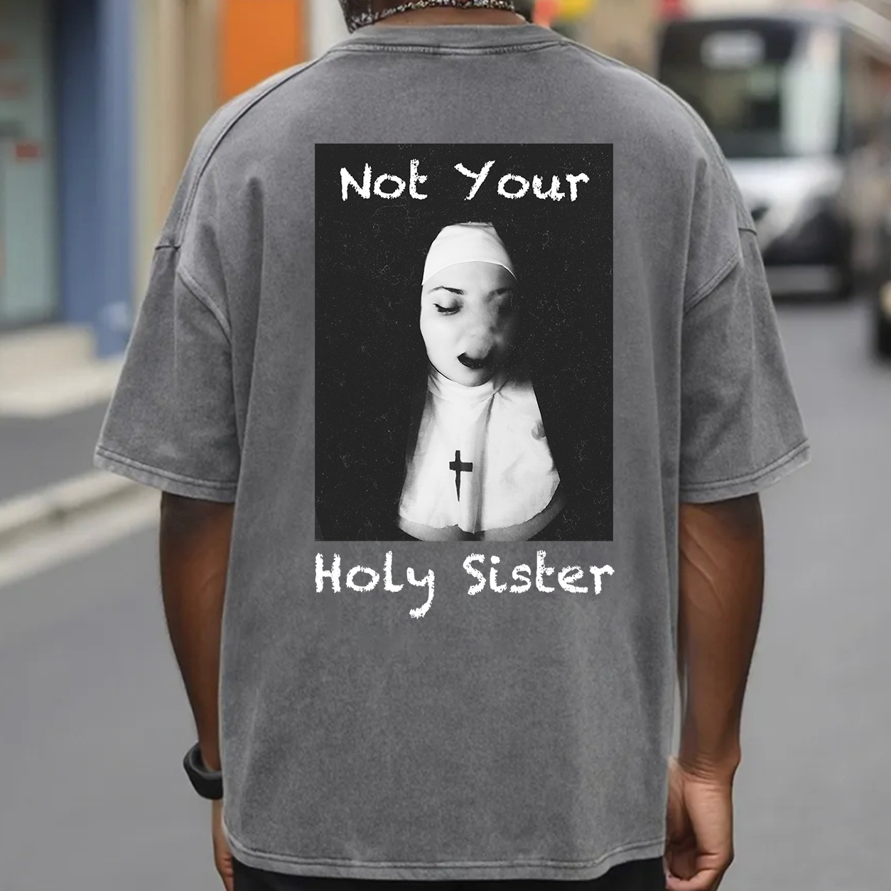 Not Your Holy Sister Vintage Nun T-Shirt & Hoodie