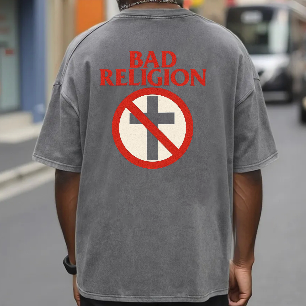 Bad Religion Anti-Cross Graphic T-Shirt & Hoodie