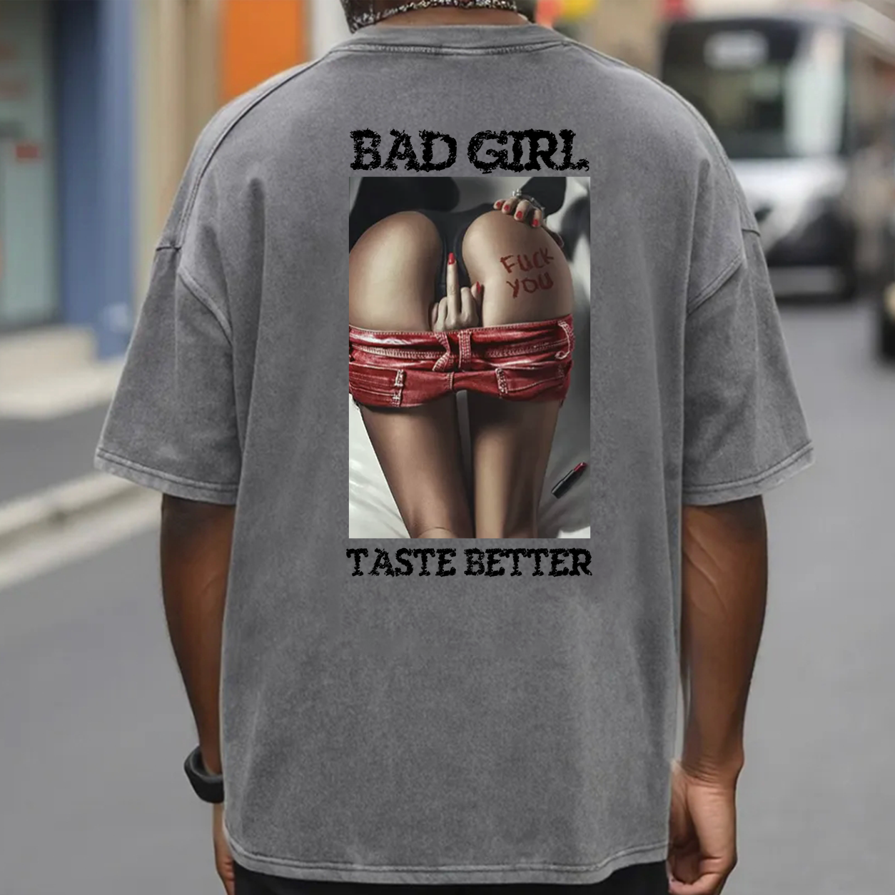 Bad Girl Bondage Pin-Up Graphic T-Shirt & Hoodie