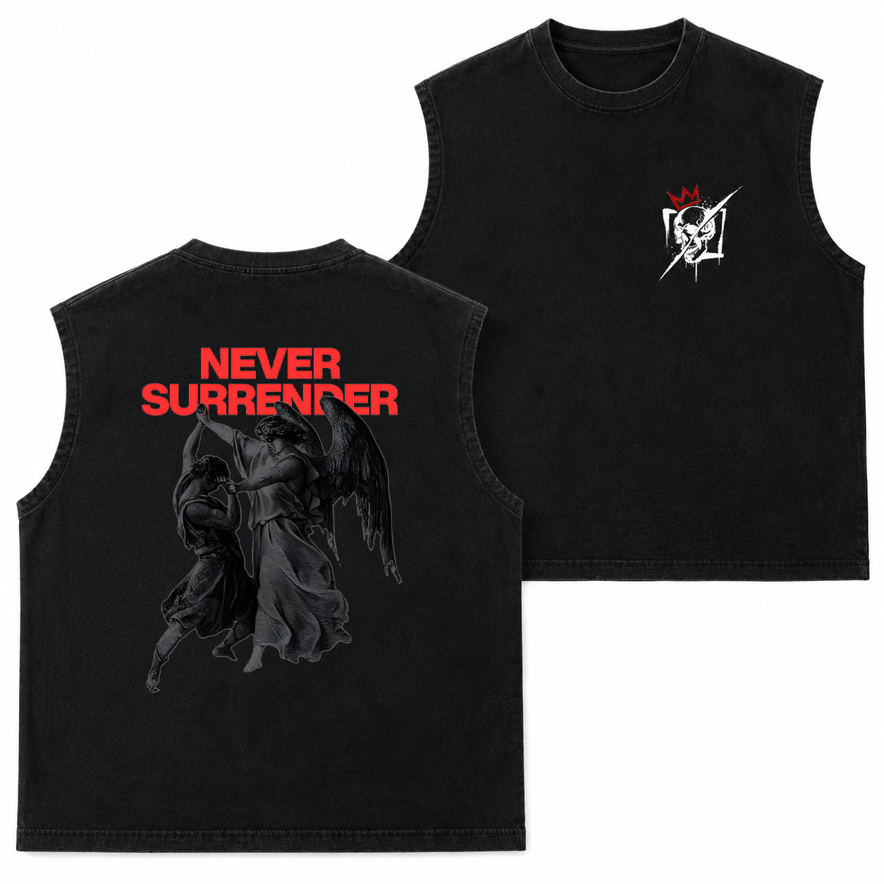 Never Surrender Fallen Angel T-Shirt & Hoodie