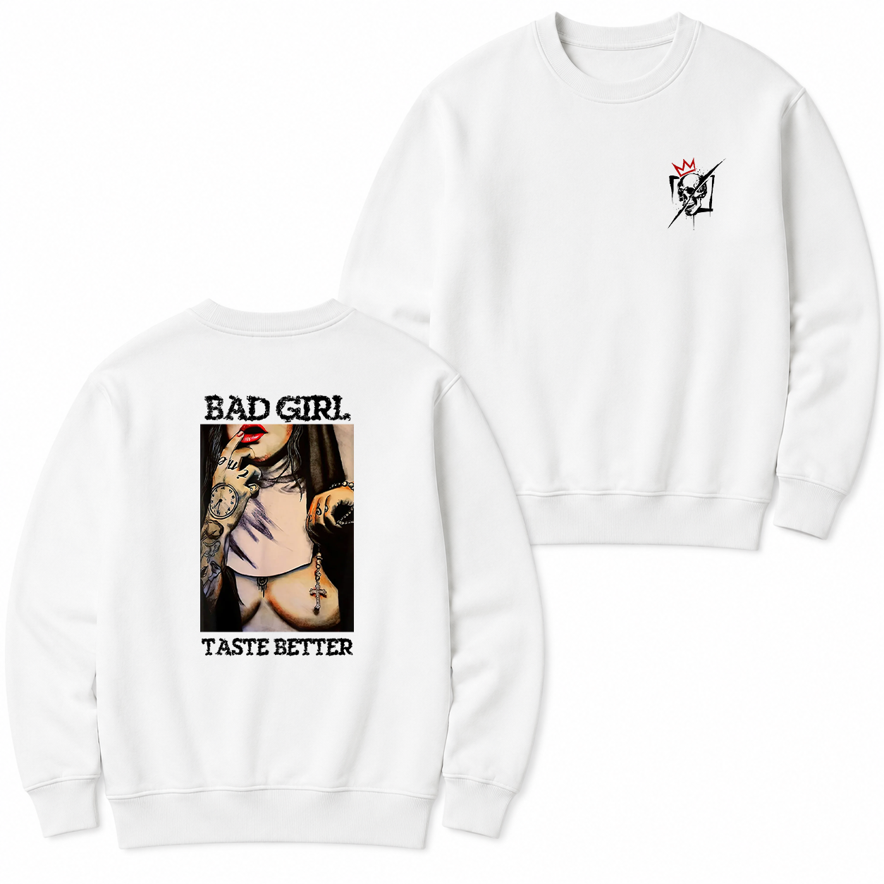 Bad Girl Vintage Pin-Up Graphic T-Shirt & Hoodie