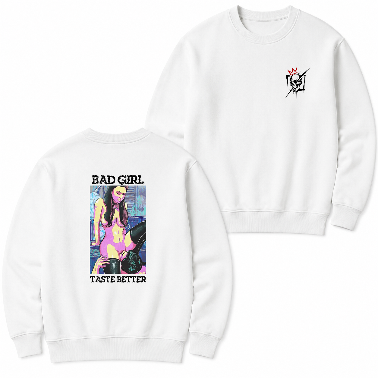 Bad Girl Taste Better Pin-Up T-Shirt & Hoodie