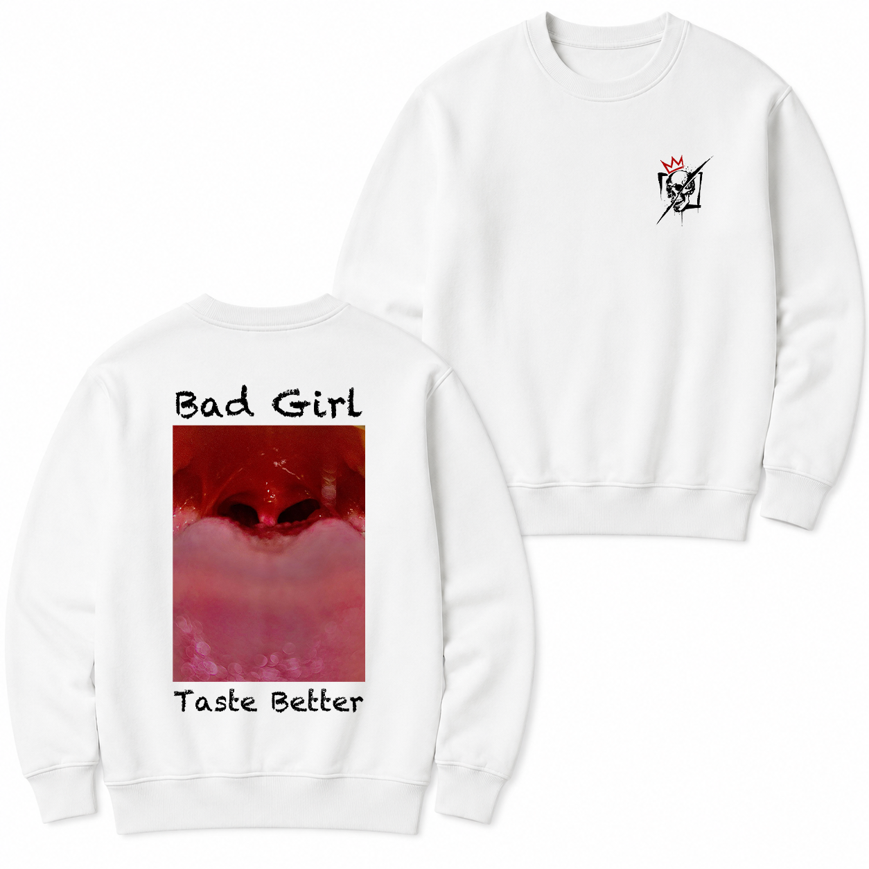 Bad Girl Taste Better Red Graphic T-Shirt & Hoodie