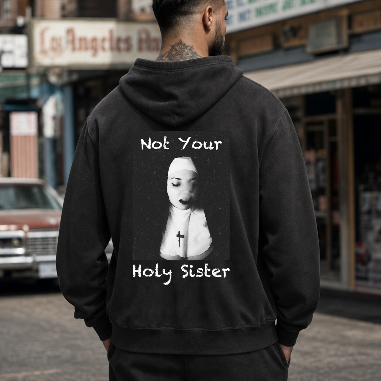 Not Your Holy Sister Vintage Nun T-Shirt & Hoodie