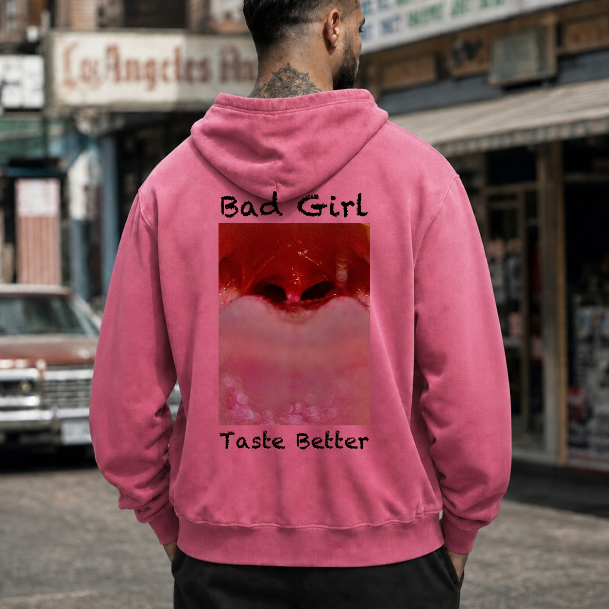 Bad Girl Taste Better Red Graphic T-Shirt & Hoodie