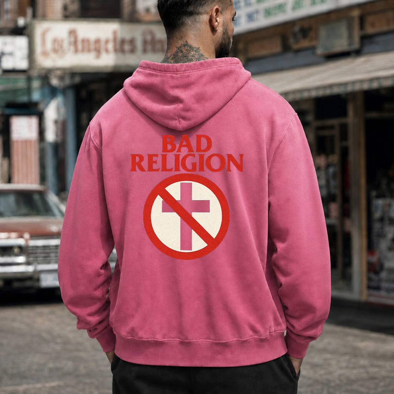Bad Religion Anti-Cross Graphic T-Shirt & Hoodie