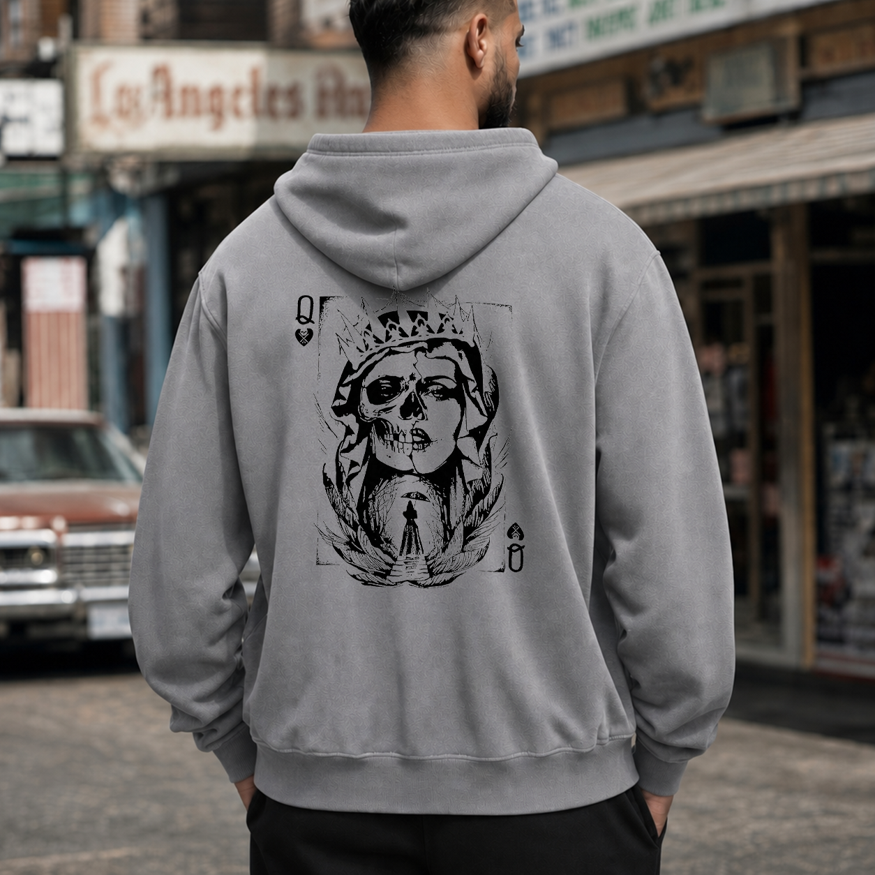 Skull King Playing Card Graphic T-Shirt & Hoodie
