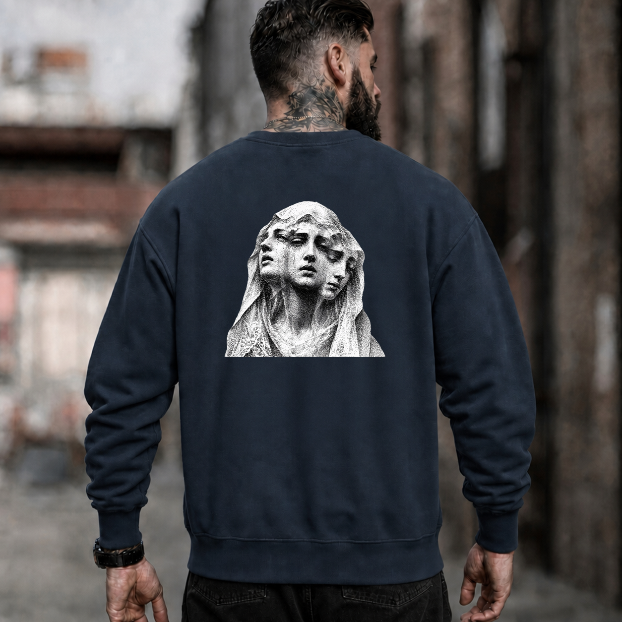 Three Faces Gothic Woman Graphic T-Shirt & Hoodie