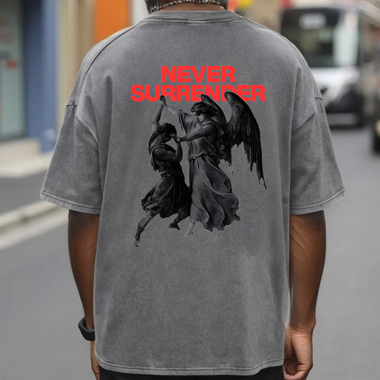 Never Surrender Fallen Angel T-Shirt & Hoodie