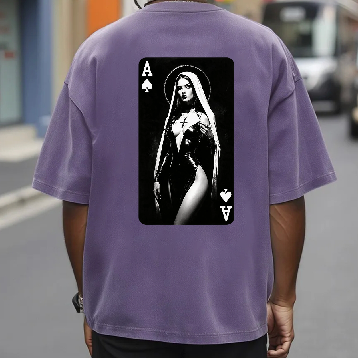 Gothic Nun Ace of Spades T-Shirt & Hoodie