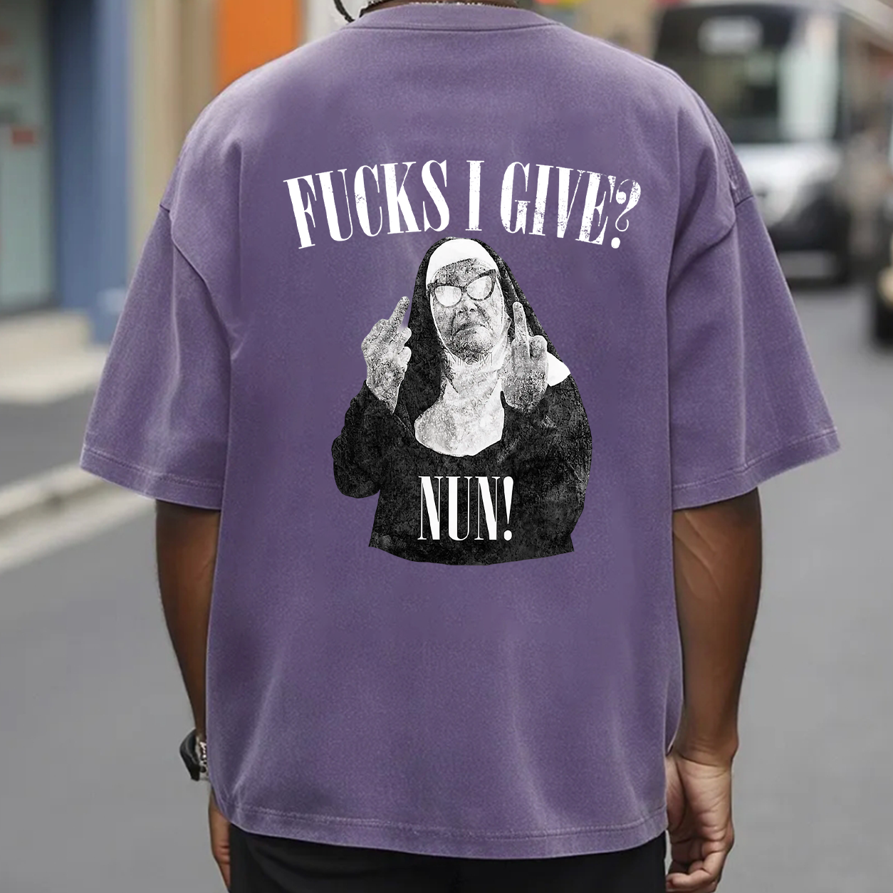 Fucks I Give Rebel Nun Graphic T-Shirt & Hoodie
