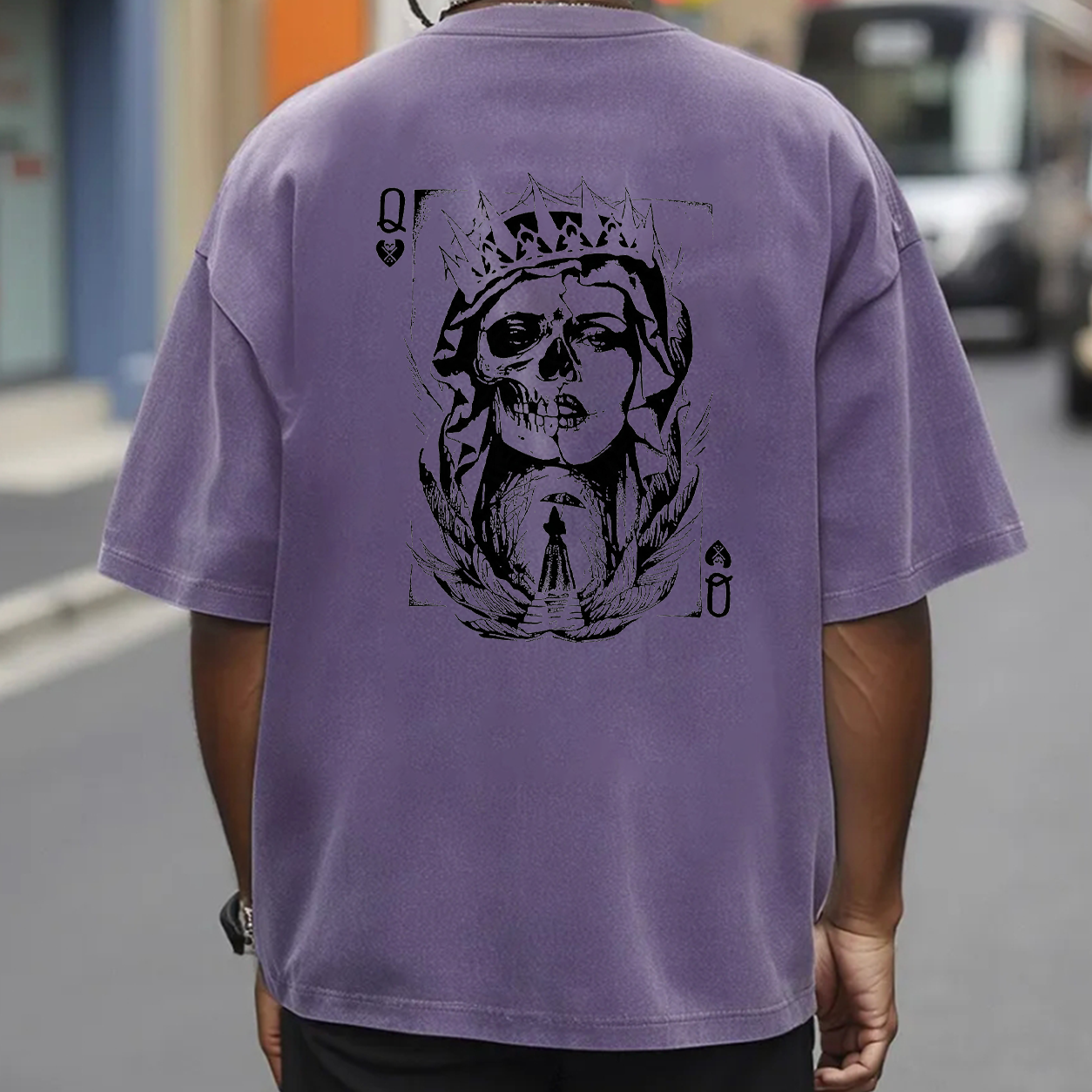 Skull King Playing Card Graphic T-Shirt & Hoodie
