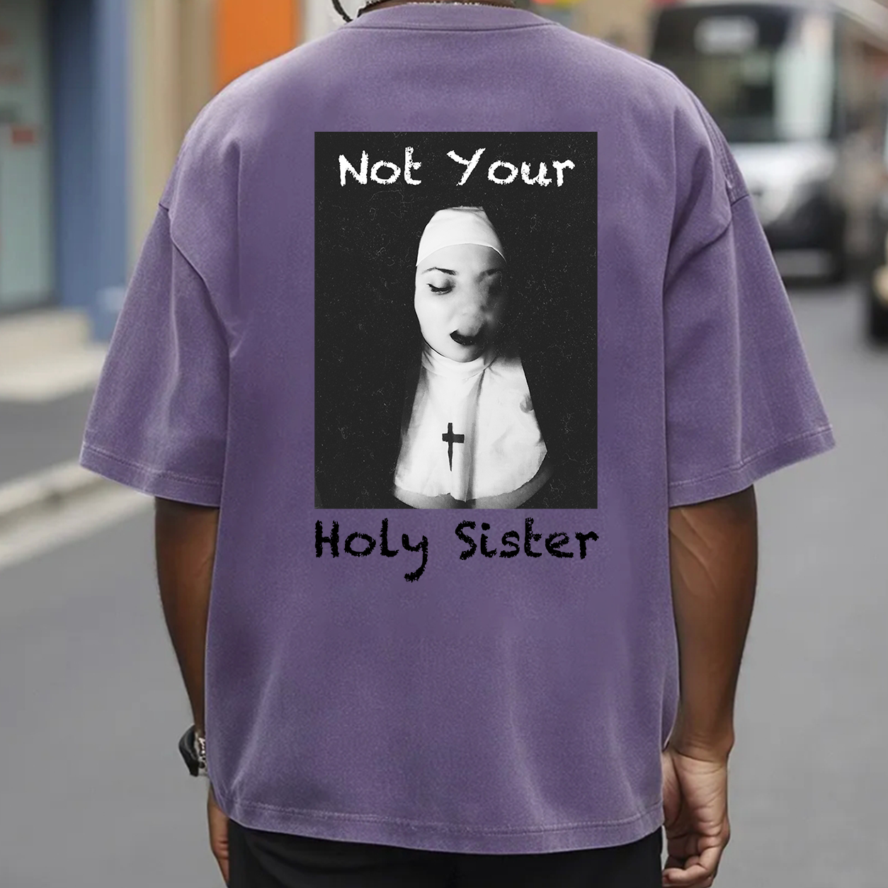 Not Your Holy Sister Vintage Nun T-Shirt & Hoodie