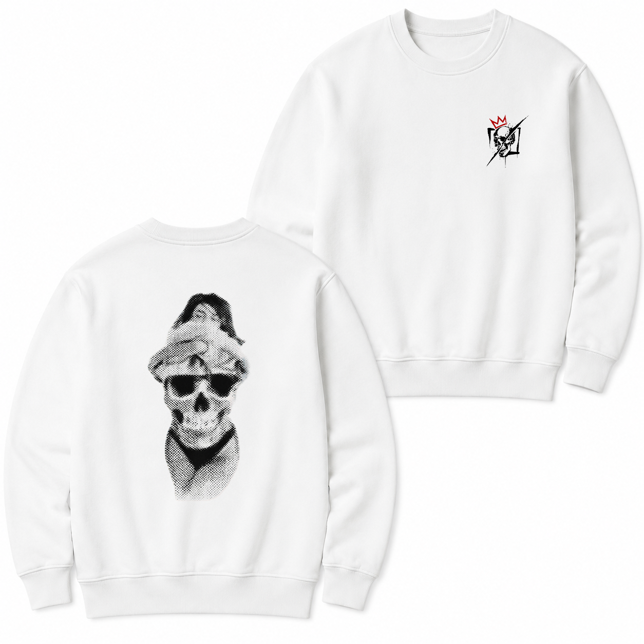 Skull Bandana Streetwear Graphic T-Shirt & Hoodie
