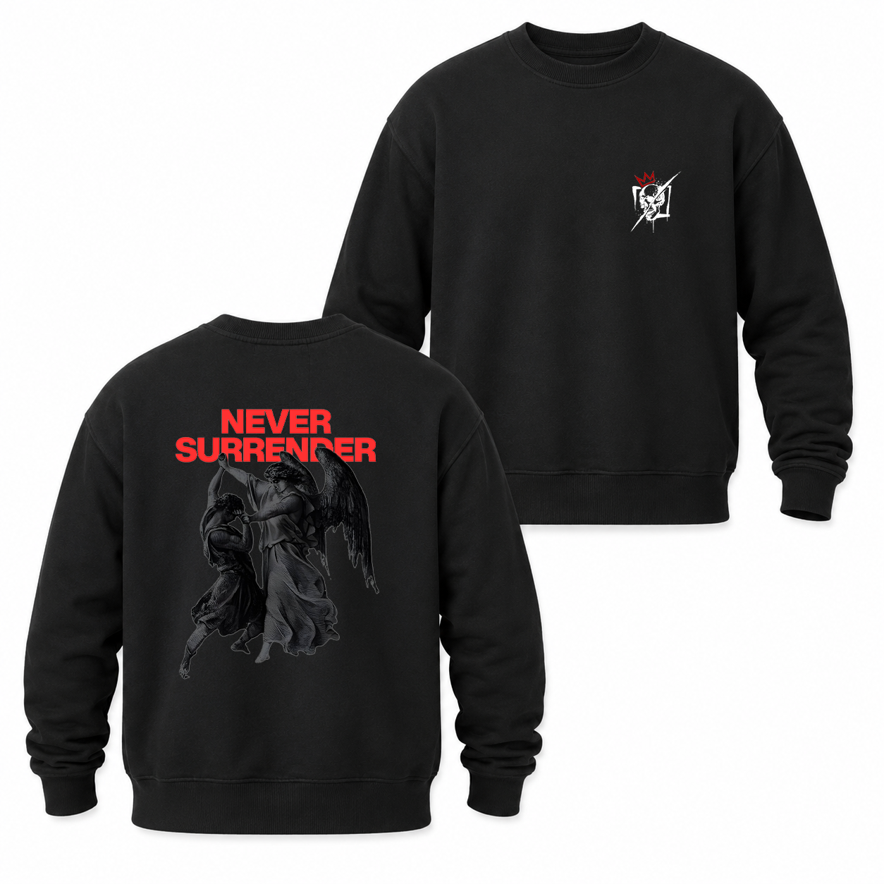 Never Surrender Fallen Angel T-Shirt & Hoodie
