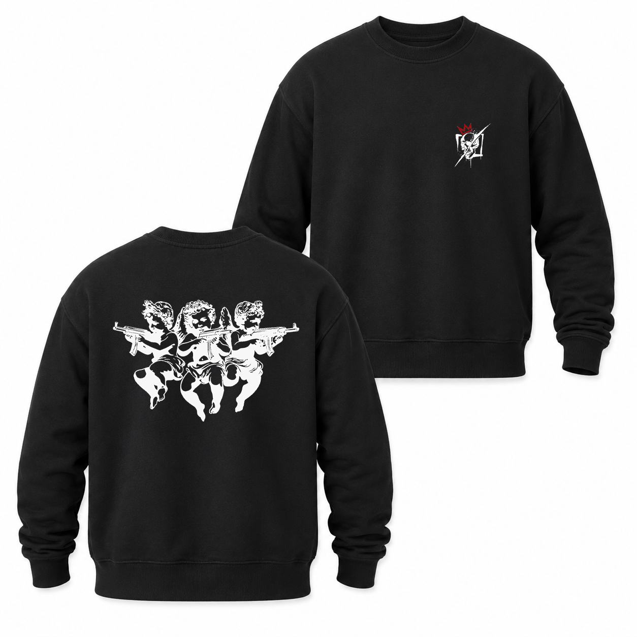 Armed Cherub Angels Graphic T-Shirt & Hoodie