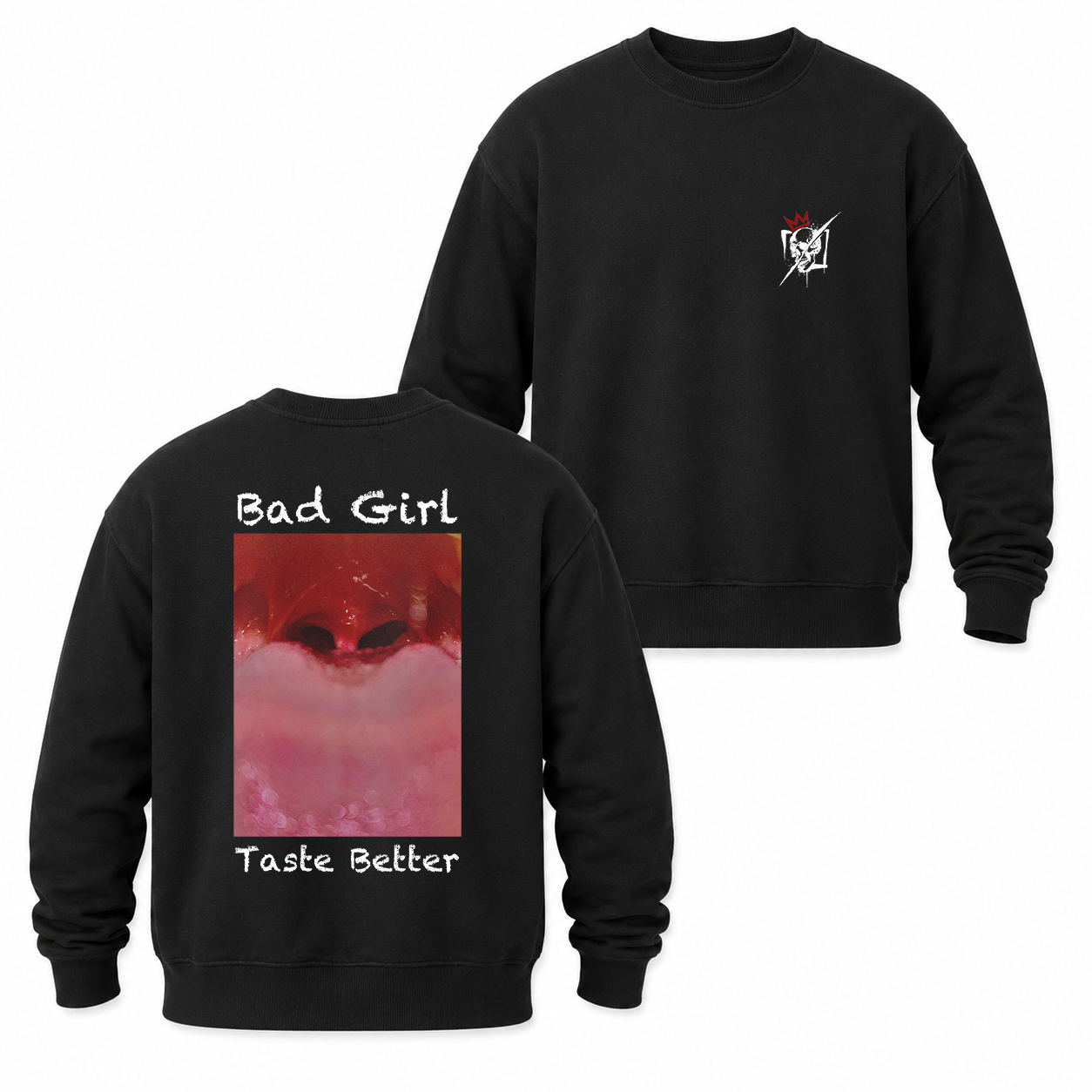 Bad Girl Taste Better Red Graphic T-Shirt & Hoodie