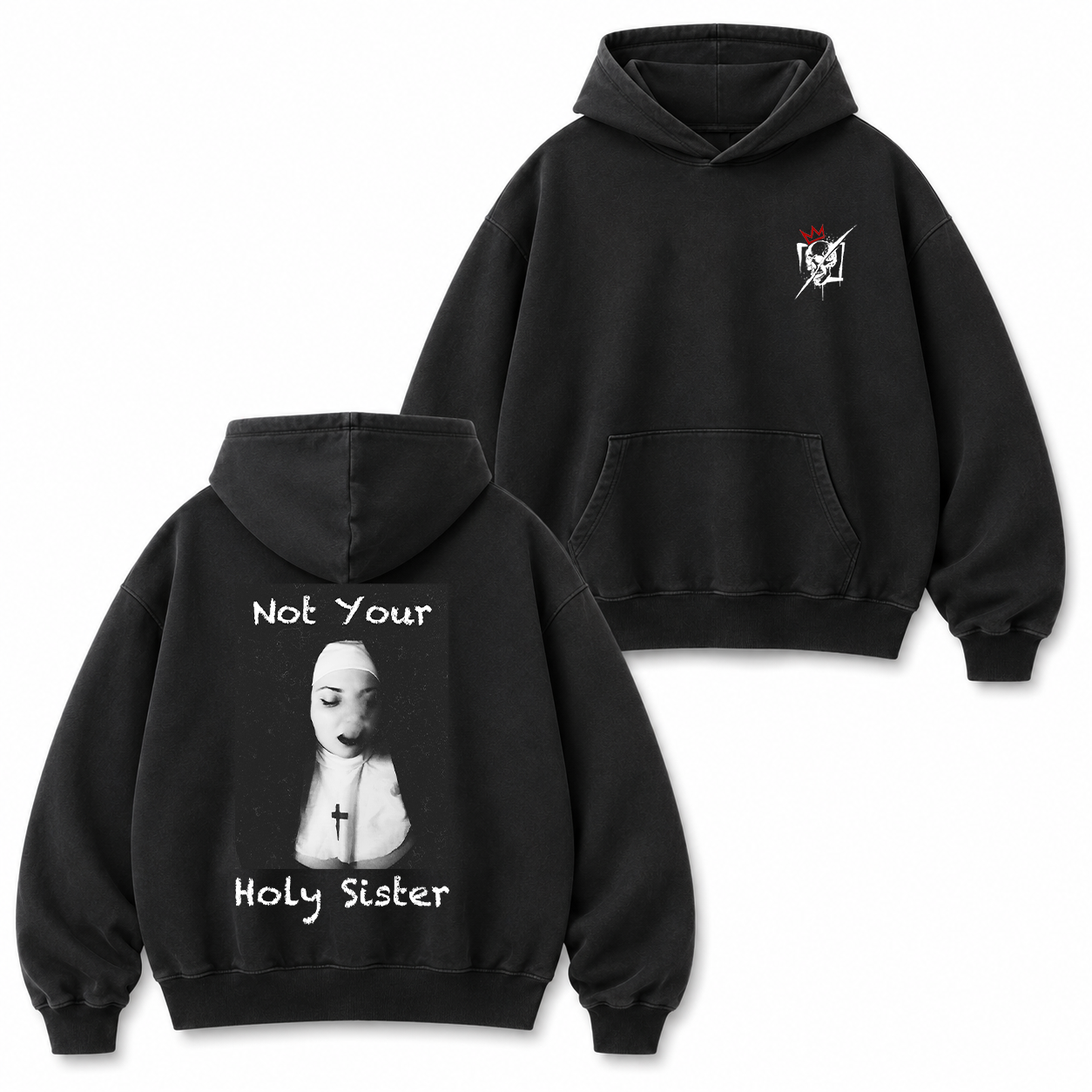 Not Your Holy Sister Vintage Nun T-Shirt & Hoodie