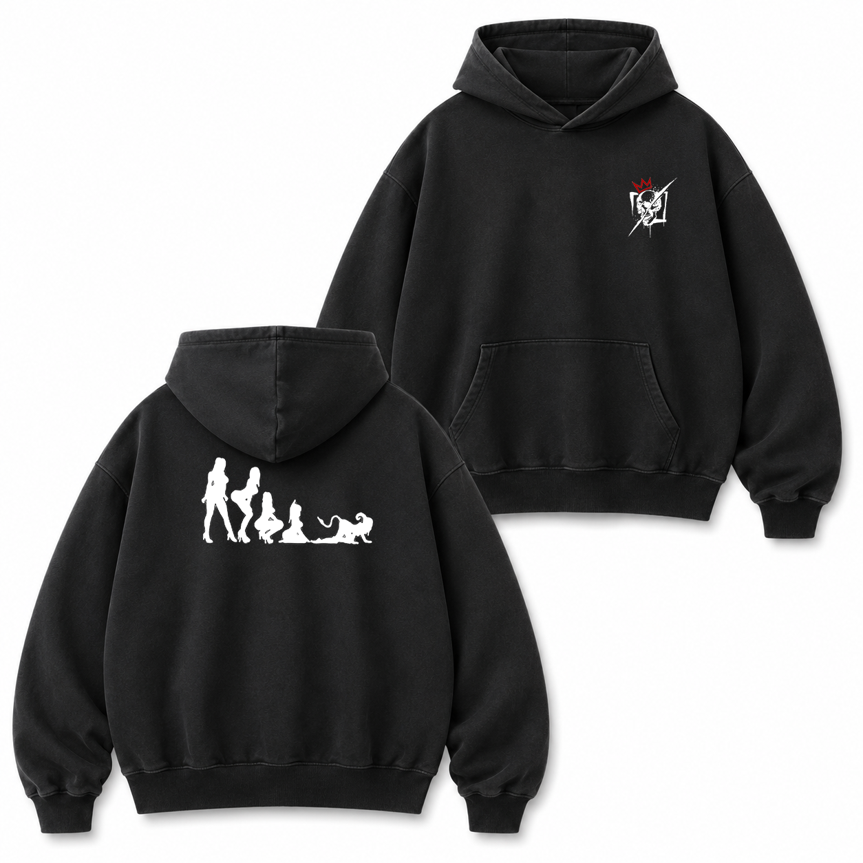 Adult Evolution Funny Graphic T-Shirt & Hoodie