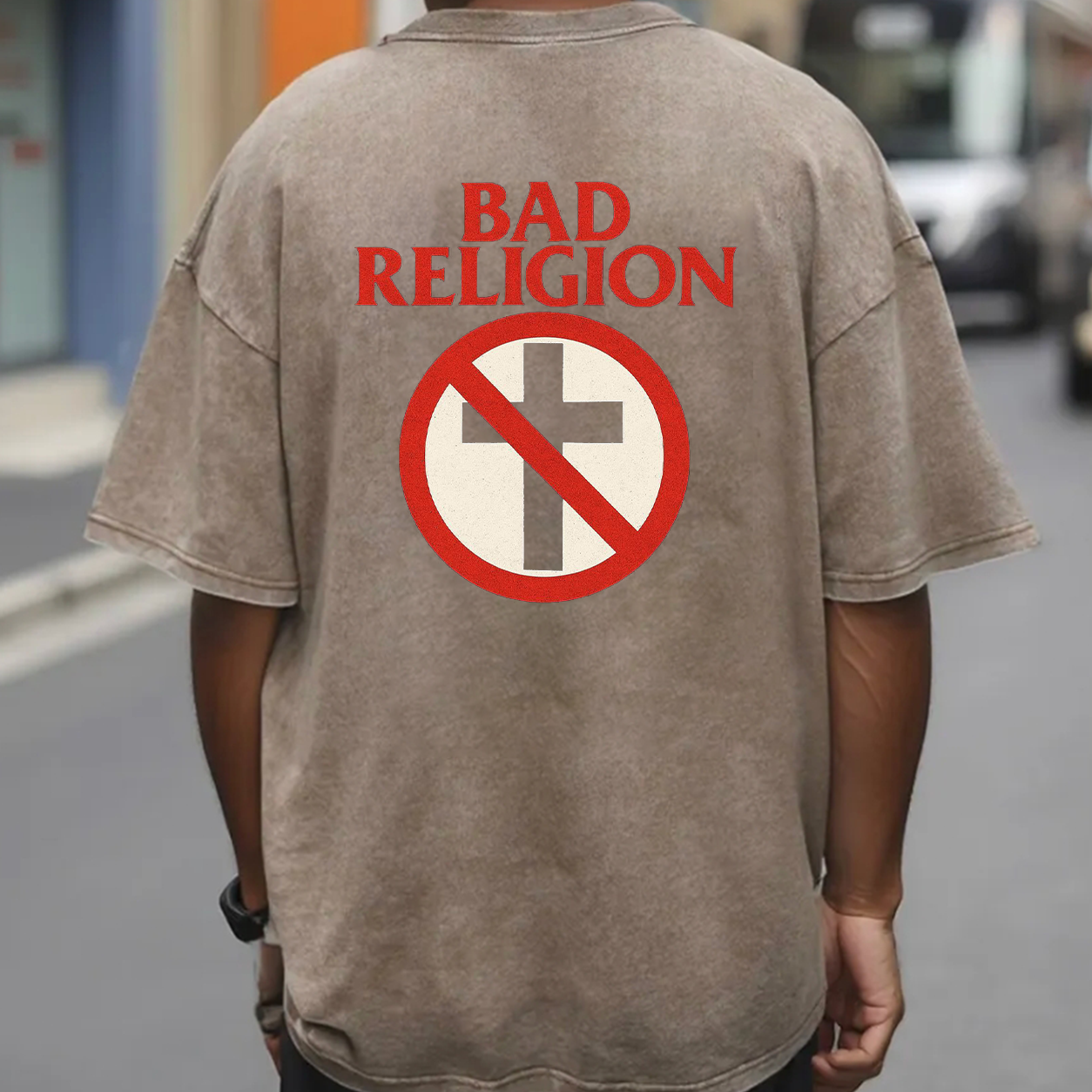 Bad Religion Anti-Cross Graphic T-Shirt & Hoodie