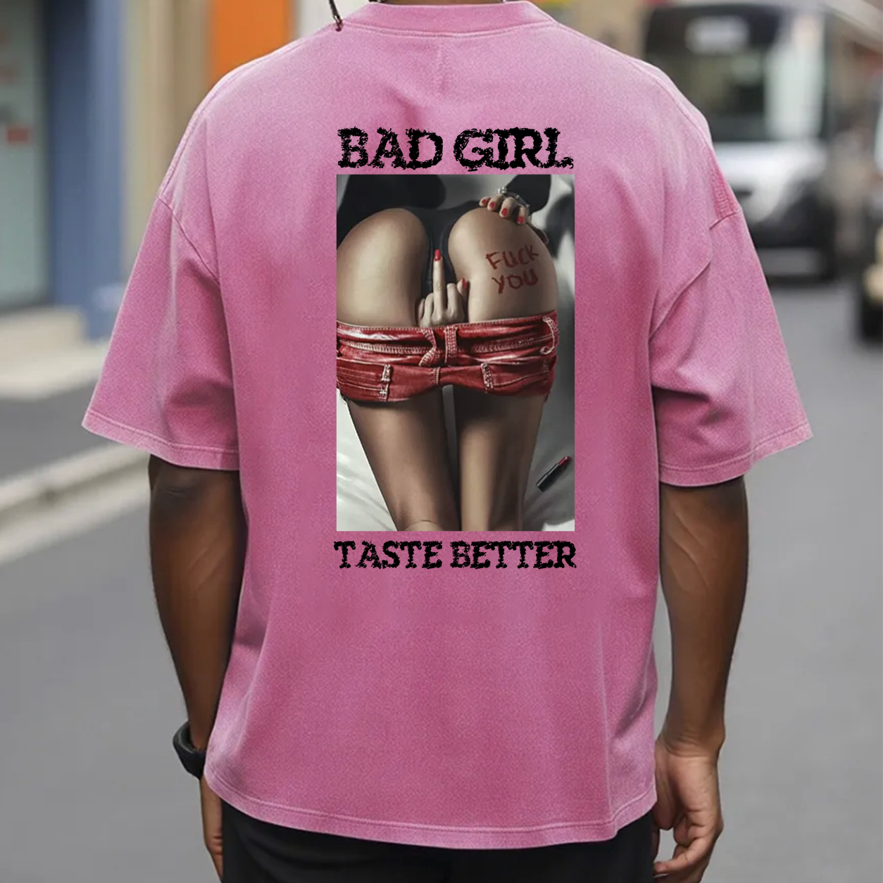 Bad Girl Bondage Pin-Up Graphic T-Shirt & Hoodie